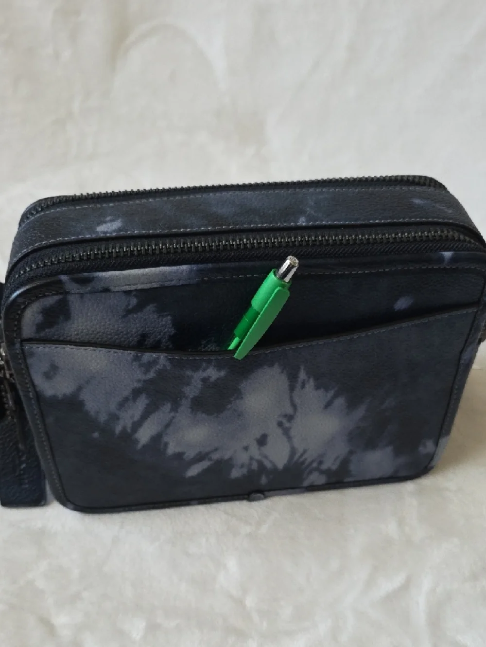 Coach Charter Crossbody Bag 24‎ in Midnight Navy Tie-Dye.